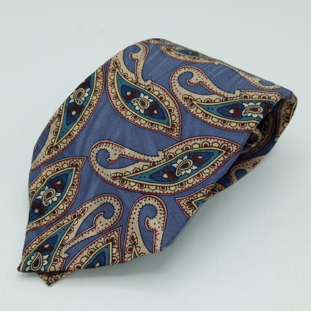 Salvatori Men's Silk Paisley Tie - 57"L
